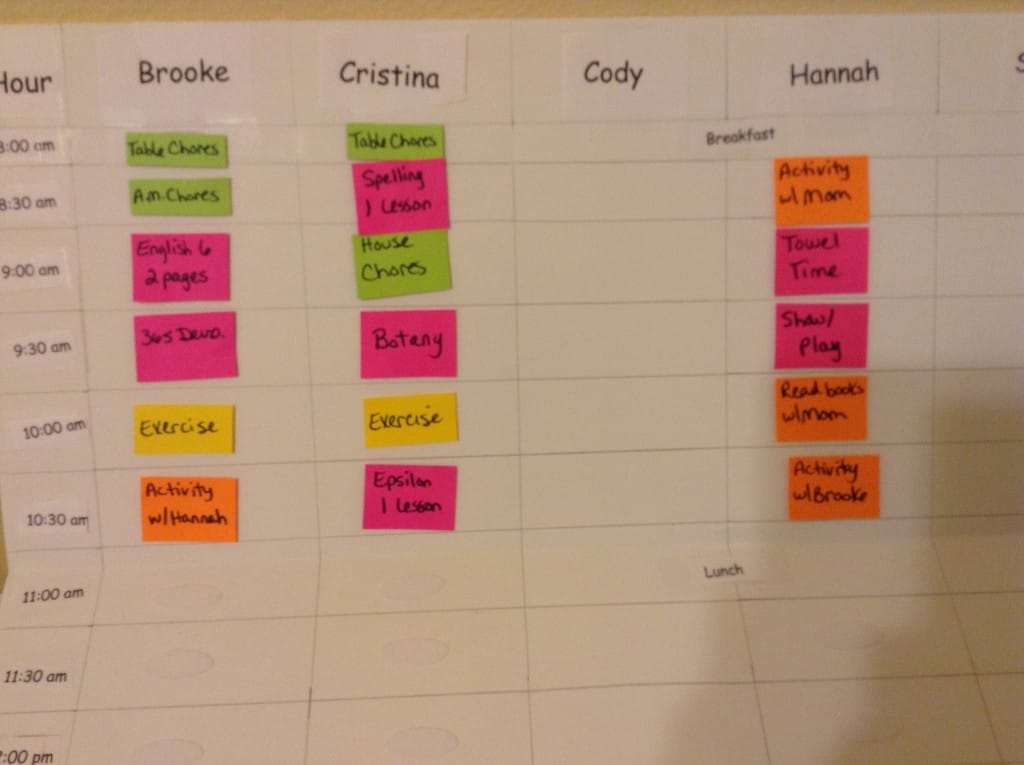 homeschool-planner-foam-board