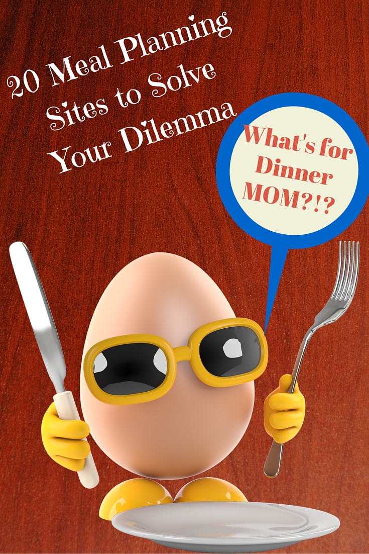 Whats For Dinner MOM 20 meal planning sites