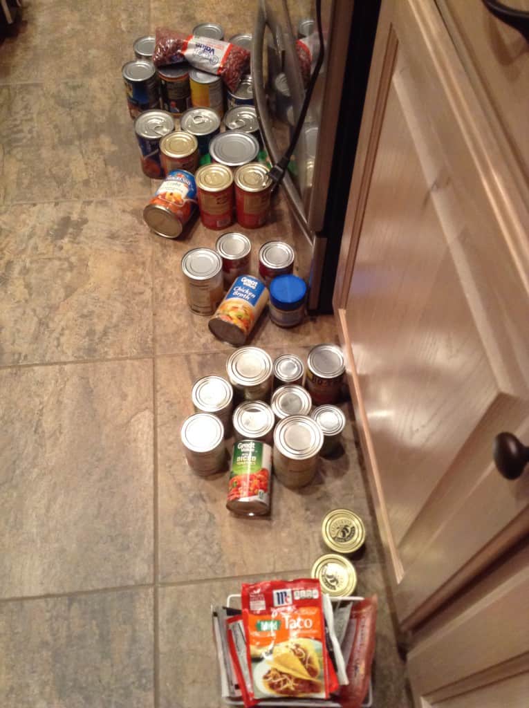 organize your pantry can goods