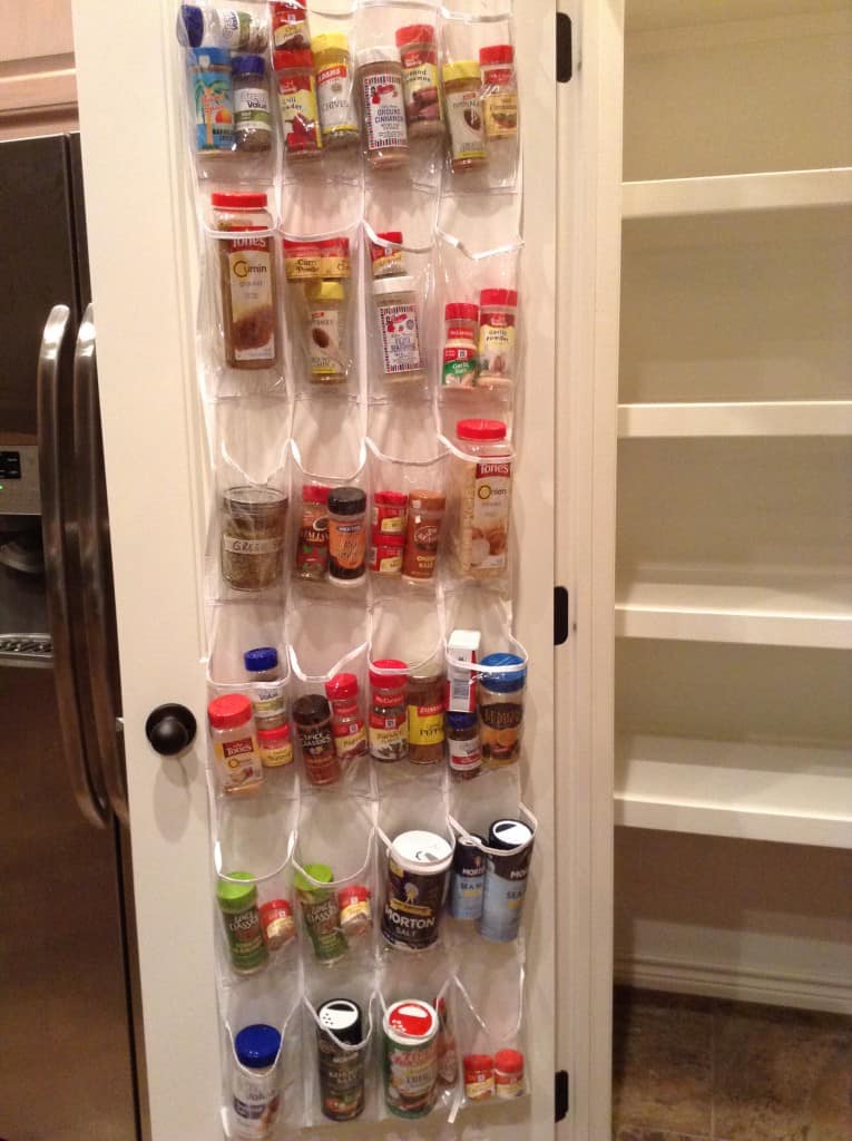 pantry organization spices after