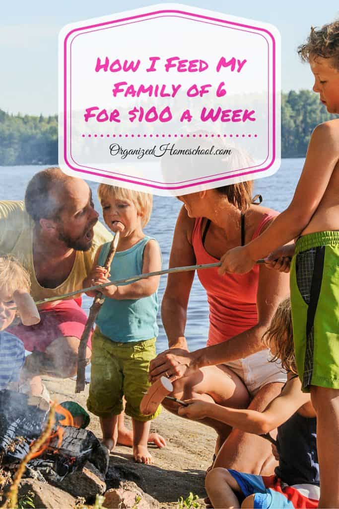 Due to pay cuts I needed to get serious about meal planning on a budget. This is how I feed my family of 6 for $100 weekly. Saving money on dinners monthly saved our family. Grab the printable grocery list and recipes I used.