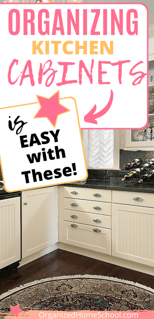 organizing kitchen cabinets is easy