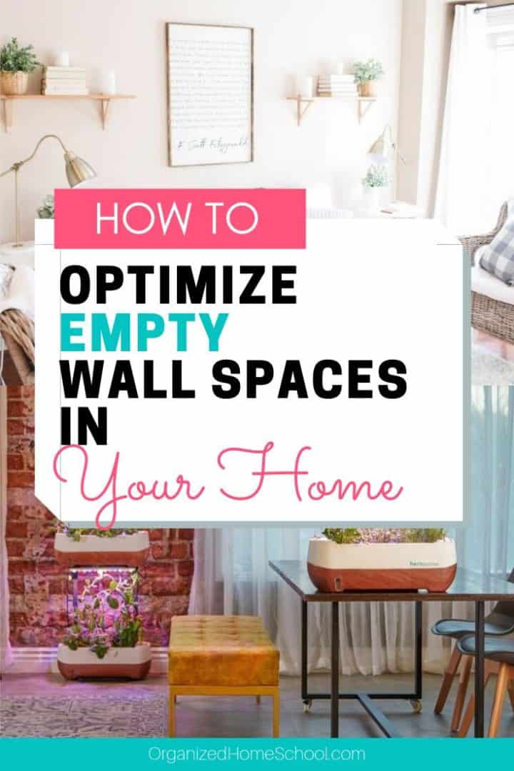 how to optimize empty wall spaces in your home