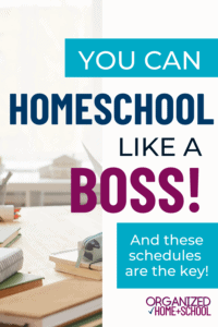 Discover what types of homeschool schedules have worked for other homeschool families so that you can develop a routine for your homeschooling.
