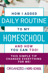 Want to establish your homeschool's daily schedule so that homeschooling will be easier? Follow these four easy steps recommend by an experienced homeschool mom.