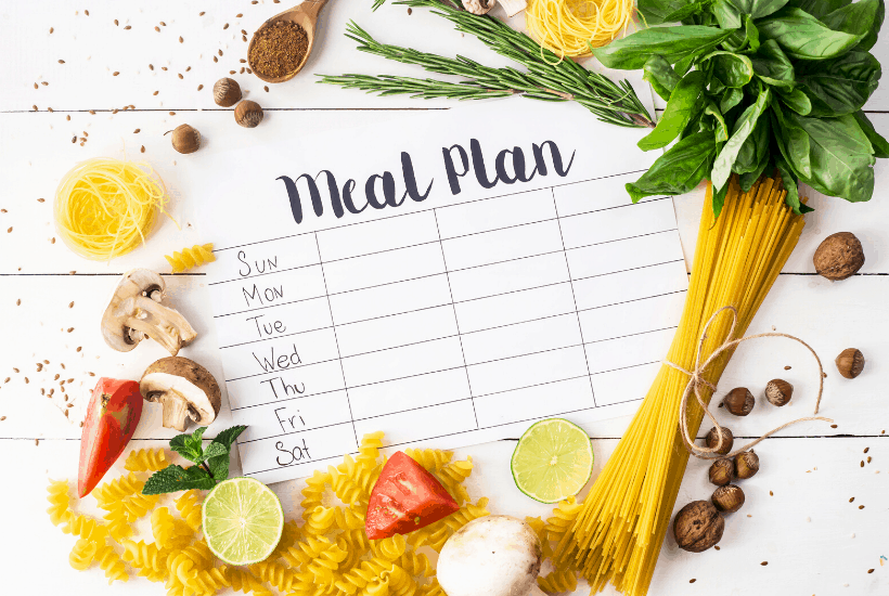 Meal planning page