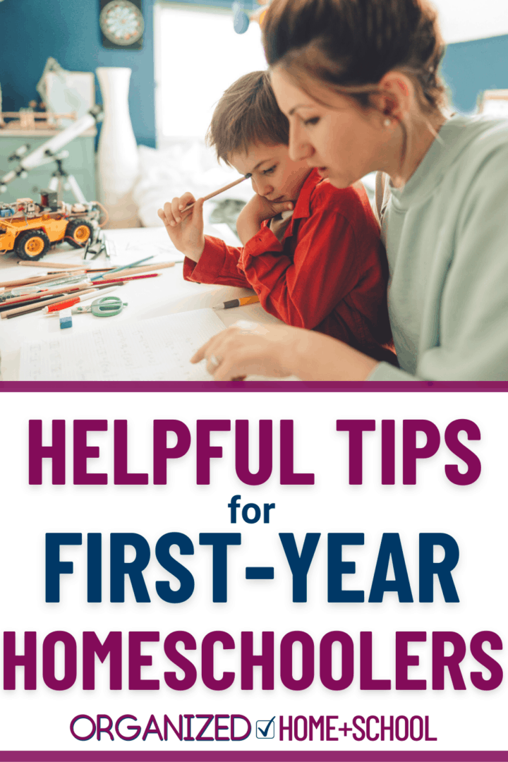 Your first year of homeschooling may seem overwhelming. Read these tips for homeschoolers to help you navigate the beginning of your family's journey.