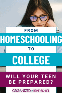 There's no denying that college life is way different than homeschool life. Check out these practical tips that will help your high school graduate transition from homeschooling to college.