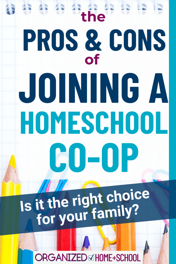 Every year I consider joining a homeschool co-op, but then I remember all the reasons I didn't the year before. This post simply lays out advantages and disadvantages of joining a co-op. Maybe it can help you decide what's best for your family.