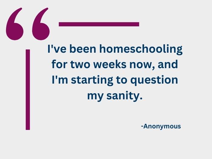 Homeschooling quote.